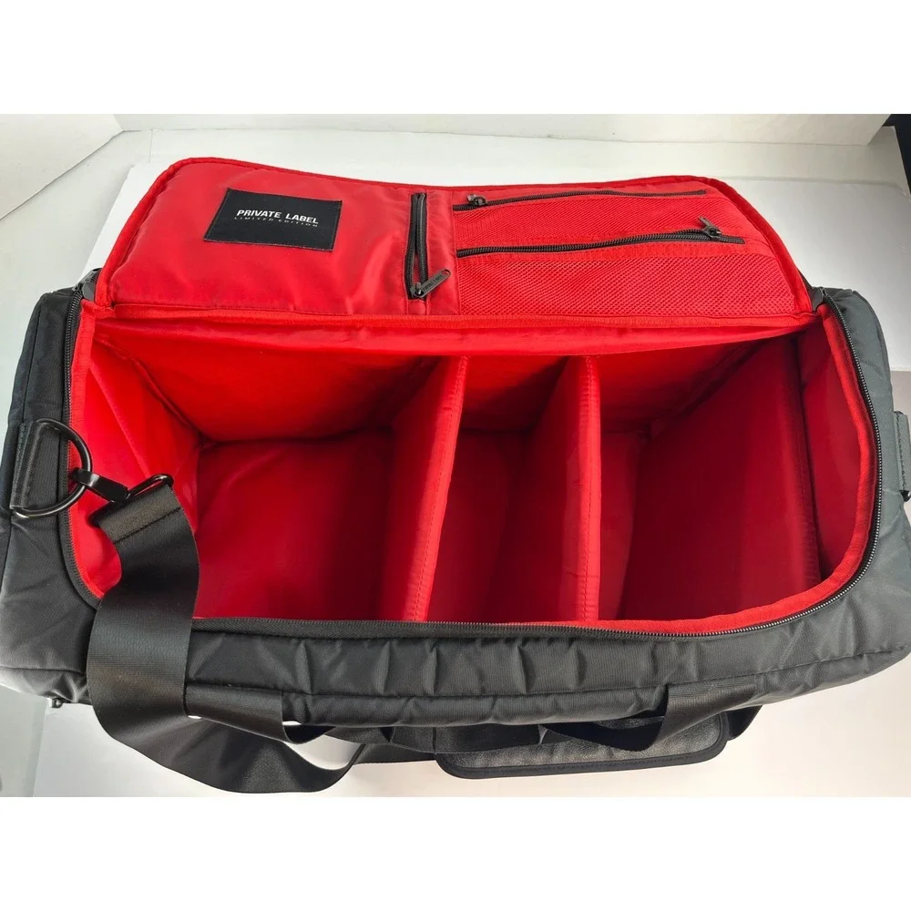 Private Label Black Limited Edition Duffle Sneaker Travel Bag